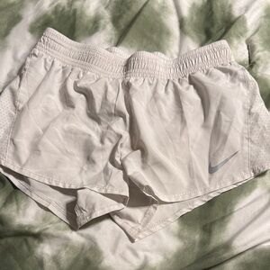 Nike Women's White Athletic Shorts